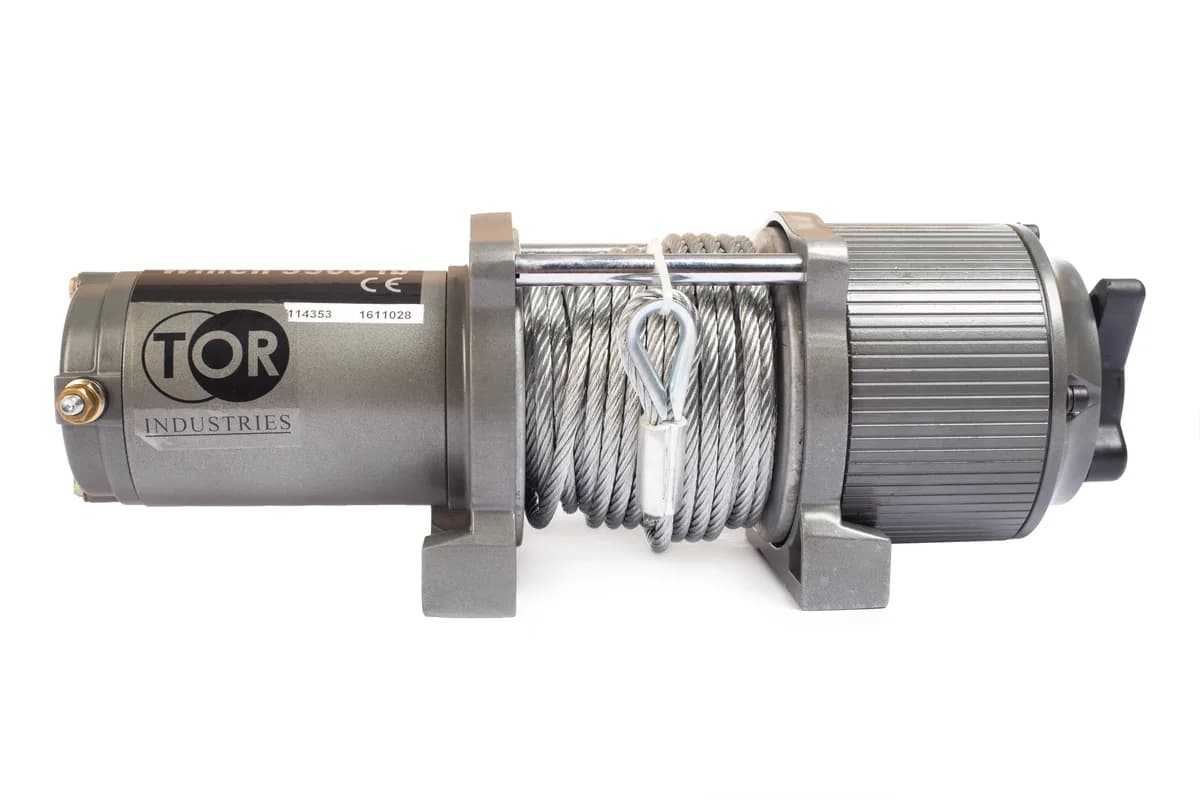 Лебедка автомобильная электрическая 2720кг 20м 12В TOR P6000 BASE